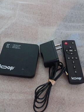 Loop tv wifi/HDMI  Streaming Media Player with Remote - Black